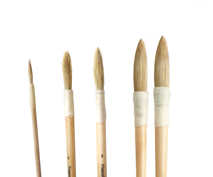Premium Fresco Painting Brushes - Panel Set