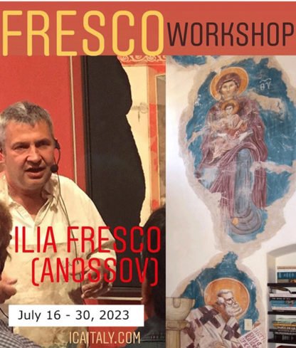 Fresco Workshop in italy with iLia Fresco July 10-24 2022