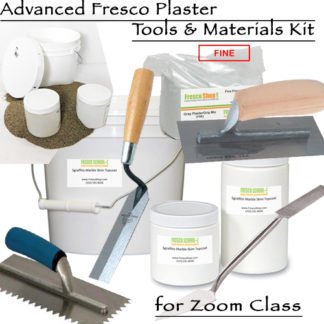 Advanced Fresco Plaster materials kit for zoom class